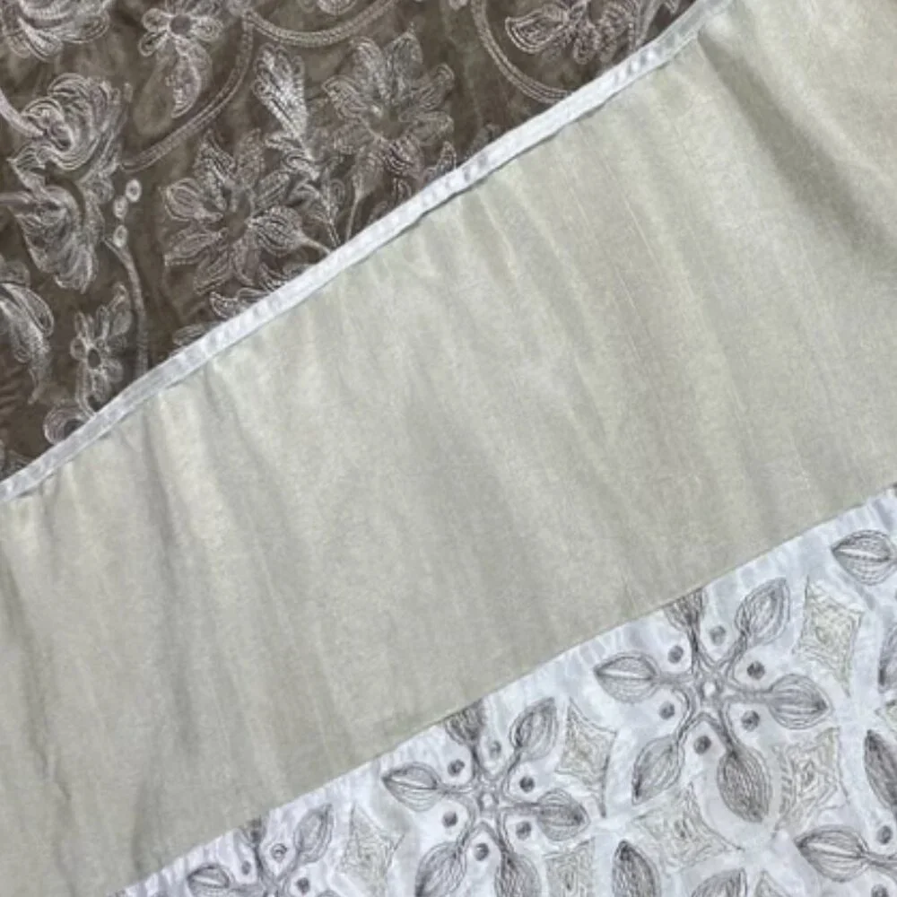KAS Bedding Set Queen or King Duvet Cover + Shams Pillowcases Brown Beige Luxury